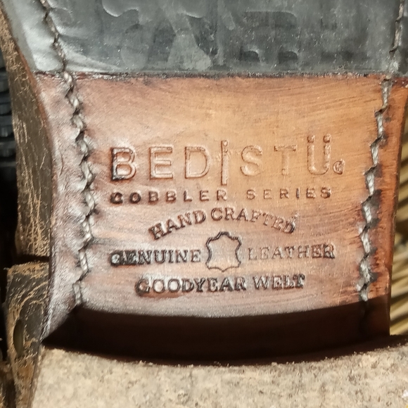 Bed Stu Exeter Boots Teak Lux Size 6.5 - Picture 10 of 14